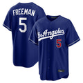 LA.Dodgers #5 Freddie Freeman Player Royal Game Home Gdoa Stitched Jerseys