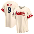 LA.Angels #9 Zach Neto Player Cream City Connect Home Gdoa Stitched Jerseys