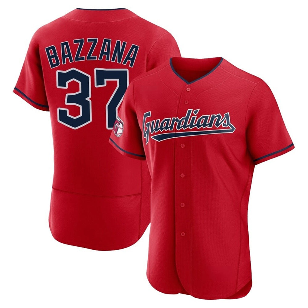 C.Guardians #37 Travis Bazzana Player Red Limited Elite Home Gdoa Stitched Jerseys