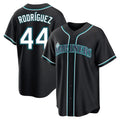 S.Mariners #44 Julio Rodriguez Player Black Fashion Home Limited Stitched Jerseys