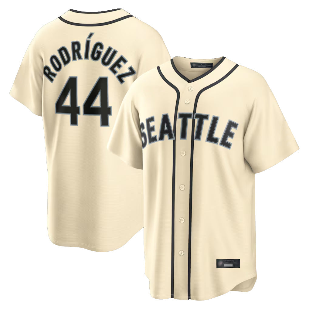 S.Mariners #44 Julio Rodriguez Player Cream 2026 Home Limited Gdoa Stitched Jerseys