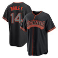 SF.Giants #14 Patrick Bailey Player Black Alternate Limited Gdoa Stitched Jerseys