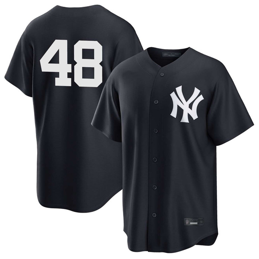 NY.Yankees #48 Paul Goldschmidt Player Navy Game Stitched Jerseys