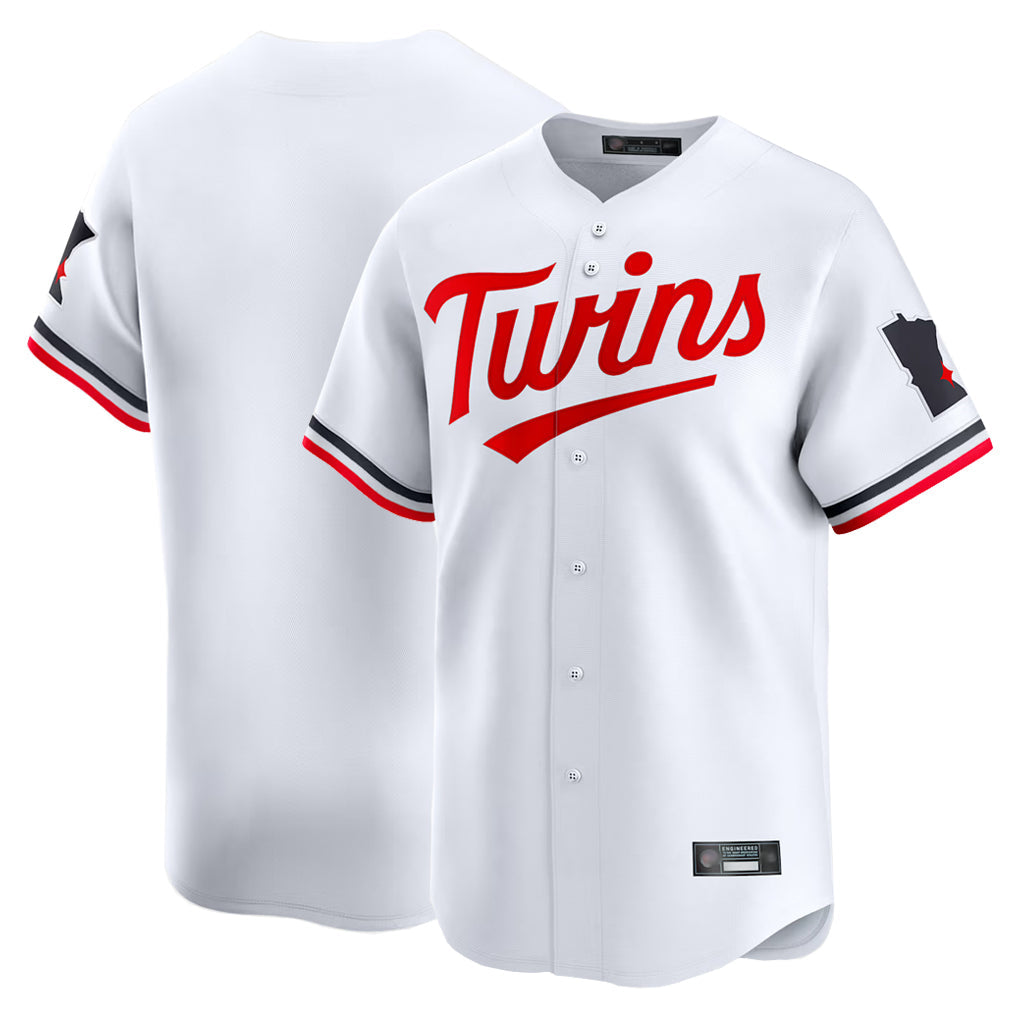M.Twins ## Twins Blank Player White Home Limited Gdoa Stitched Jerseys