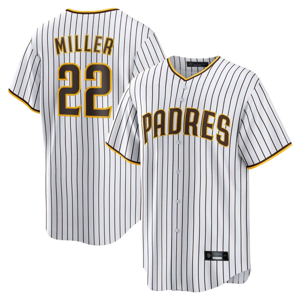 S.Diego Padres #22 Mason Miller Player White Home Limited Game Gdoa Stitched Jerseys