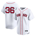 B.Red Sox #36 Triston Casas Player White Limited Home Game Gdoa Stitched Jerseys