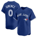 T.Blue Jays #0 Andres Gimenez Player Royal Home Game Stitched Jerseys