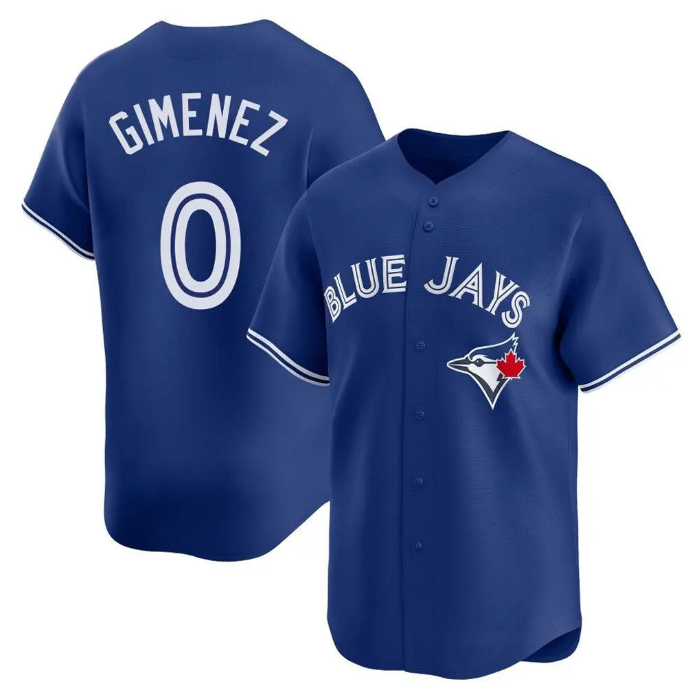 T.Blue Jays #0 Andres Gimenez Player Royal Home Game Gdoa Stitched Jerseys
