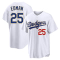 LA.Dodgers #25 Tommy Edman Player Gold White 2026 Collection Stadium Limited Gdoa Stitched Jerseys