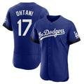 LA.Dodgers #17 Shohei Ohtani Player Royal City Connect Elite Home Gdoa Stitched Jerseys