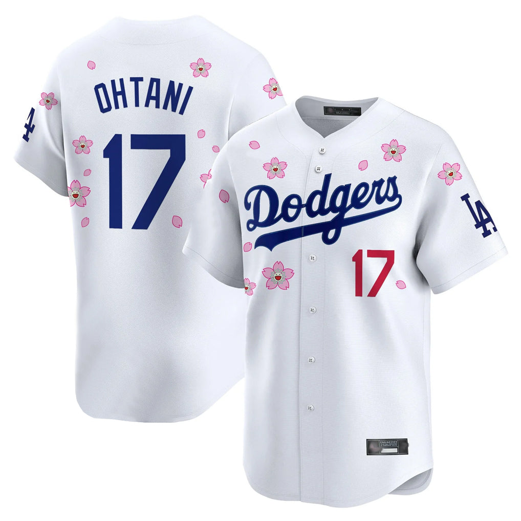 LA.Dodgers #17 Shohei Ohtani Player White Tokyo Series Vapor Premier Limited Gdoa Stitched Jerseys