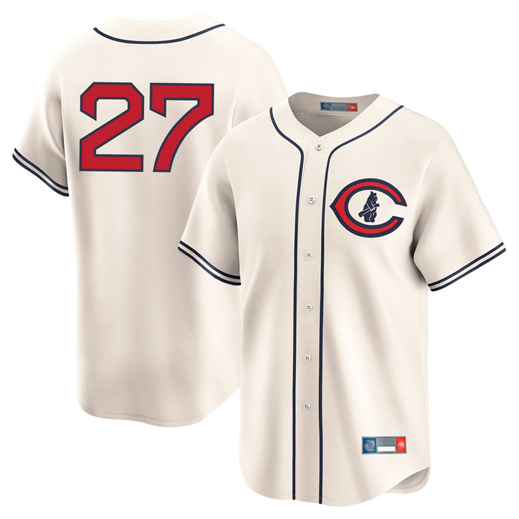 C.Cubs #27 Seiya Suzuki Player Cream Field of Dreams Limited Home Game Gdoa Stitched Jerseys