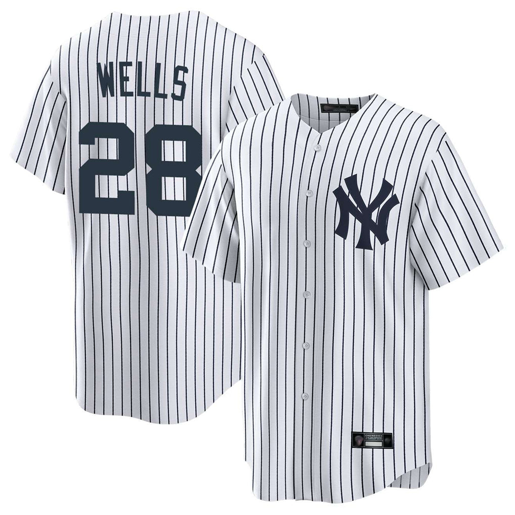 NY.Yankees #28 Austin Wells Player White Game Home Stitched Jerseys