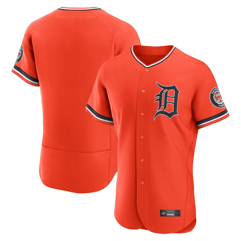 D.Tigers ## Tigers Blank Player Orange Limited Elite Home Gdoa Stitched Jerseys