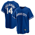 KC.Royals #14 Jac Caglianone Player Royal Game Home Gdoa Stitched Jerseys
