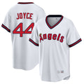 LA.Angels #44 Ben Joyce Player White T-shirt Home Game Gdoa Stitched Jerseys
