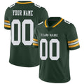 Custom GB.Packers Football Jerseys Team Player or Personalized Design Your Own Name for Men's Women's Youth Jerseys Green
