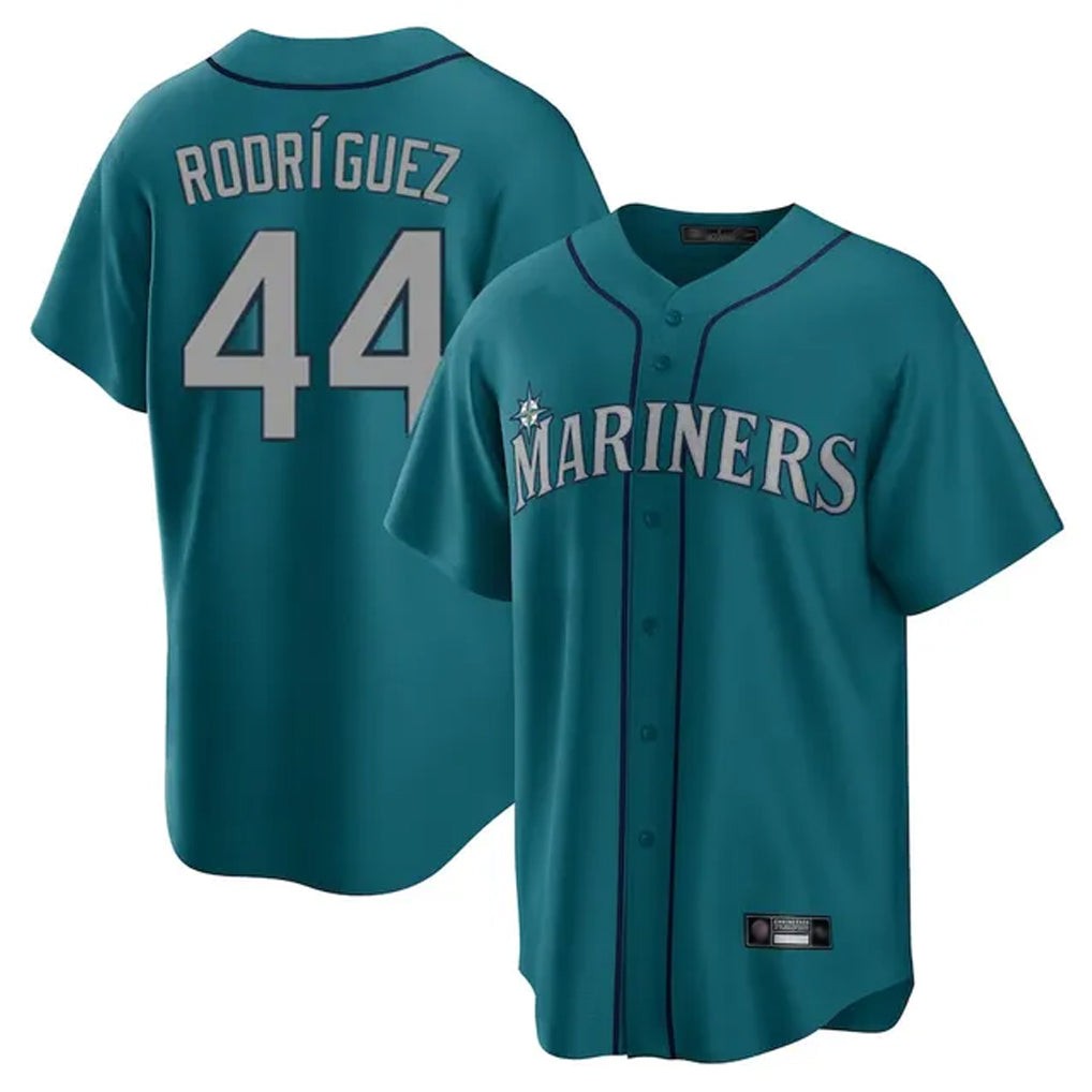 S.Mariners #44 Julio Rodriguez Player Teal Home Game Stitched Jerseys