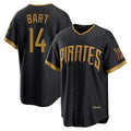 P.Pirates #14 Joey Bart Player Black 2026 City Connect Home Game Gdoa Stitched Jerseys