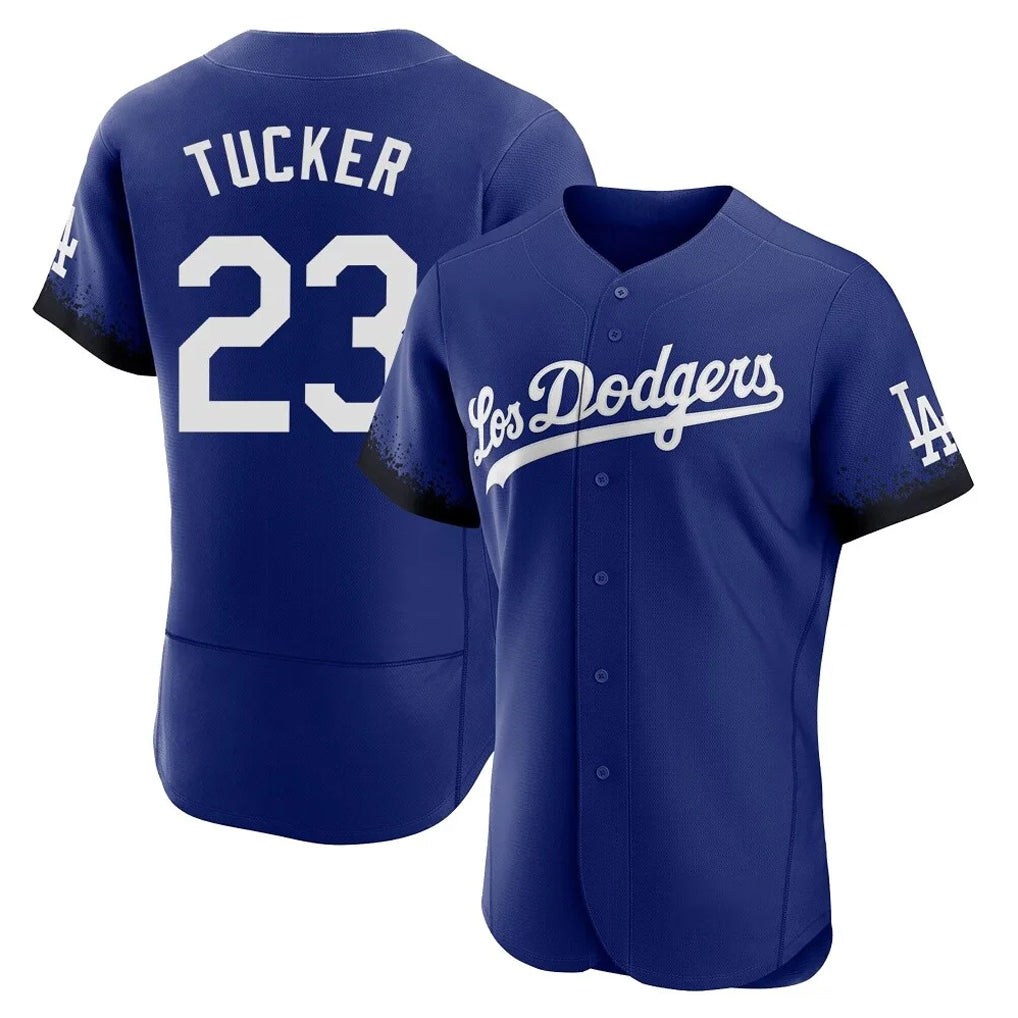 LA.Dodgers #23 Kyle Tucker Player Royal City Connect Elite Home Gdoa Stitched Jerseys