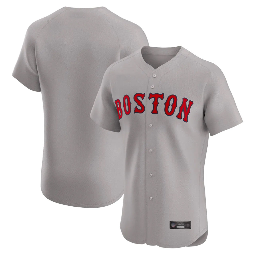 B.Red Sox ## Red Sox Blank Player Gray Road Limited Elite Home Game Gdoa Stitched Jerseys