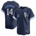 KC.Royals #14 Jac Caglianone Player Navy City Connect Limited Home Gdoa Stitched Jerseys