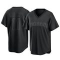 C.Reds #11 Barry Larkin Player Black T-shirt Game Home Gdoa Stitched Jerseys