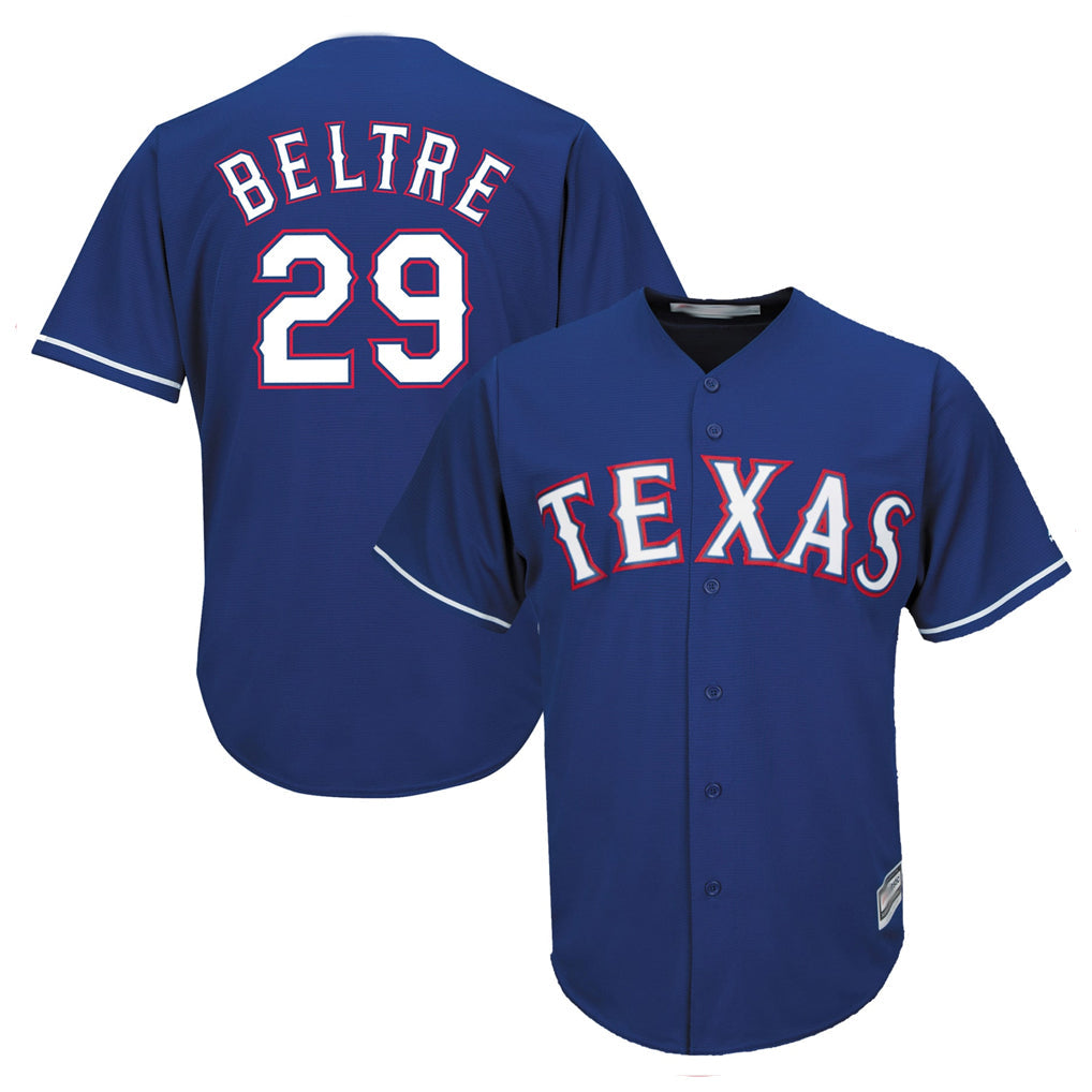 T.Rangers #29 Adrian Beltre Player Royal Majestic Alternate Cool Gdoa Stitched Jerseys
