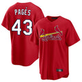 St. Louis Cardinals #43 Pedro Pages Player Red Home Game Gdoa Stitched Jerseys