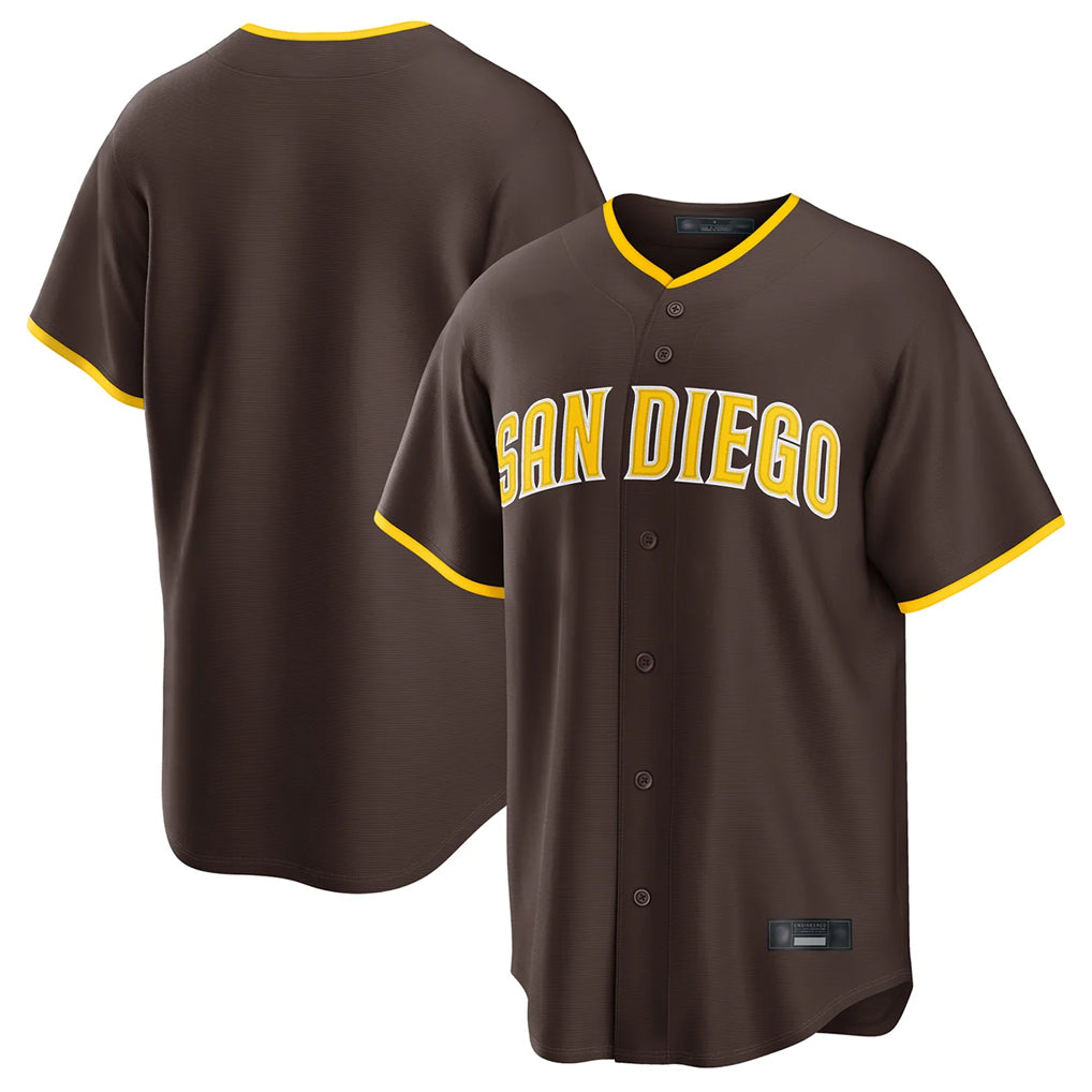 S.Diego Padres ## Diego Padres Blank Player Brown Home Game Gdoa Stitched Jerseys