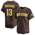 S.Diego Padres #13 Manny Machado Player Brown Home Limited Stitched Jerseys