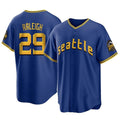 S.Mariners #29 Cal Raleigh Player Royal City Connect Home Game Gdoa Stitched Jerseys