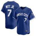 KC.Royals #7 Bobby Witt Jr. Player Royal Limited Home Gdoa Stitched Jerseys