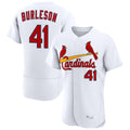 St. Louis Cardinals #41 Alec Burleson Player White Home Limited Elite Gdoa Stitched Jerseys