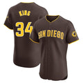 S.Diego Padres #34 Michael King Player Brown Home Limited Elite Gdoa Stitched Jerseys