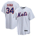 NY.Mets #34 Kodai Senga Player White Home Replica Gdoa Stitched Jerseys