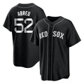 B.Red Sox #52 Wilyer Abreu Player Black Home Game Gdoa Stitched Jerseys