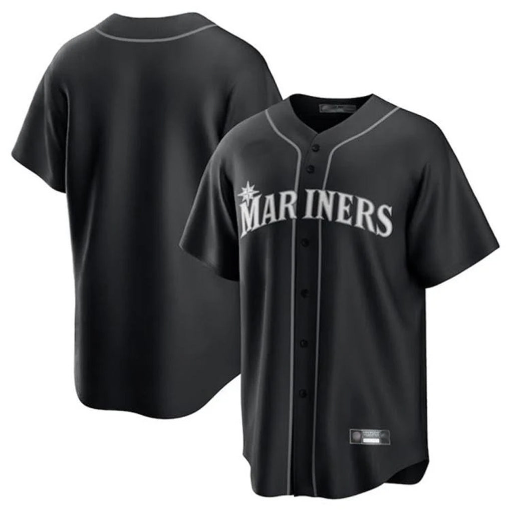 S.Mariners ## Mariners Blank Player Black Home Limited Stitched Jerseys