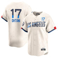 LA.Dodgers #17 Shohei Ohtani Player Cream City Connect Limited Home Gdoa Stitched Jerseys