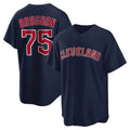 C.Guardians #75 Connor Brogdon Player Navy Game Home Gdoa Stitched Jerseys
