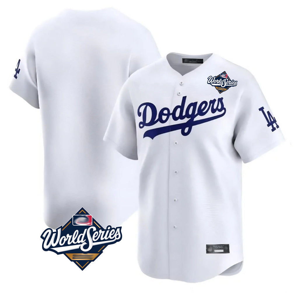 LA.Dodgers ## Dodgers Blank Player White Limited Home World Series Gdoa Stitched Jerseys