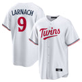 M.Twins #9 Trevor Larnach Player White Home Game Gdoa Stitched Jerseys