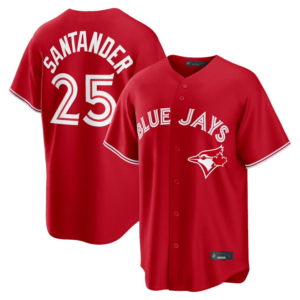 T.Blue Jays #25 Anthony Santander Player Red Home Limited Stitched Jerseys