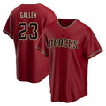 A.Diamondbacks #23 Zac Gallen Player Red Replica Game Stitched Jerseys