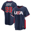 NY.Yankees #99 Aaron Judge Player Navy USA 2026 World Classic Limited Game Stitched Jerseys