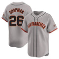 SF.Giants #26 Matt Chapman Player Gray Home Limited Stitched Jerseys