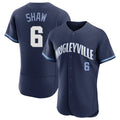 C.Cubs #6 Matt Shaw Player Navy City Connect Limited Elite Home Gdoa Stitched Jerseys