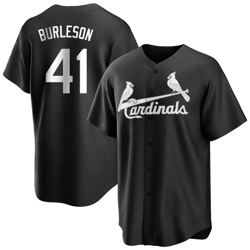 St. Louis Cardinals #41 Alec Burleson Player Black City Connect Home Limited Gdoa Stitched Jerseys