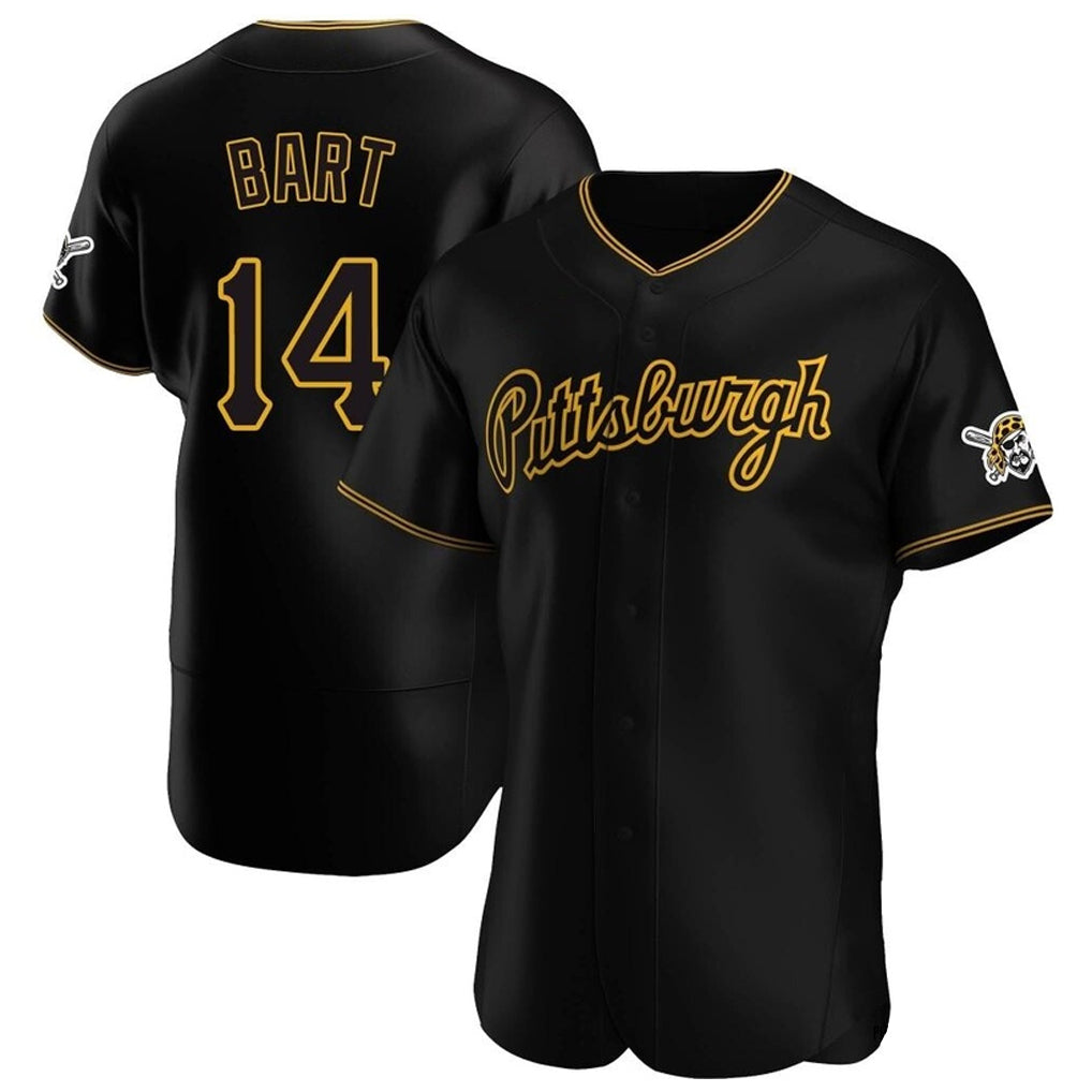 P.Pirates #14 Joey Bart Player Black Home Limited Elite Stitched Jerseys