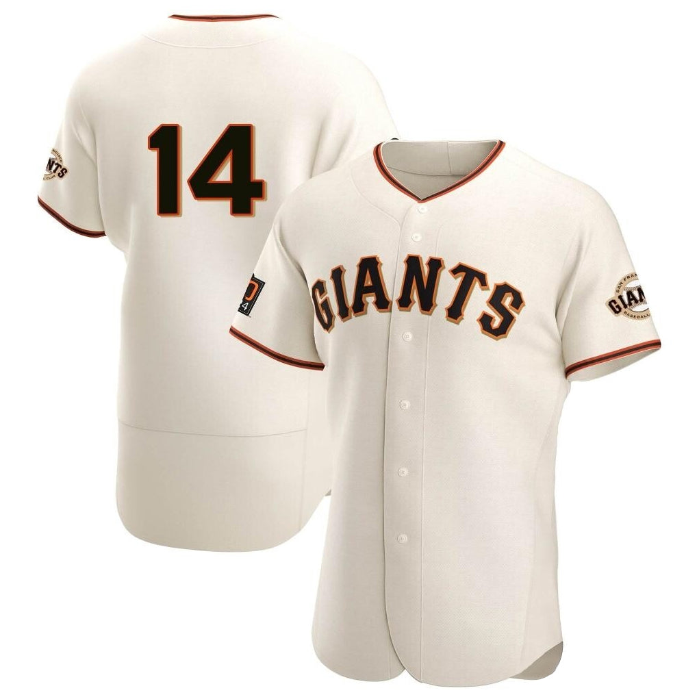 SF.Giants #14 Patrick Bailey Player Cream Home Limited Elite Stitched Jerseys